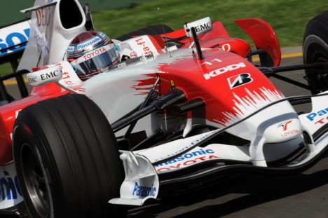 Jarno Trulli i aktion om fredagen.